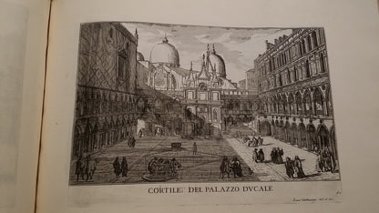 Best work by first distinguished painter of Venetian Vedute and one of the earliest practitioners of this painting type. 103 etched views by Carlevaris.