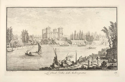 A complete set of the finest pictorial record of XVIII century Tuscany, with etched & engraved plates of Tuscan villas after Zocchi by Piranesi & others.