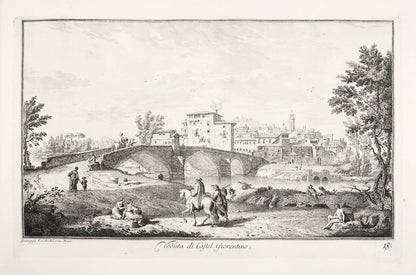 A complete set of the finest pictorial record of XVIII century Tuscany, with etched & engraved plates of Tuscan villas after Zocchi by Piranesi & others.