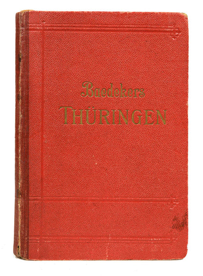 This is the last of three editions of Baedeker's Thuringen.