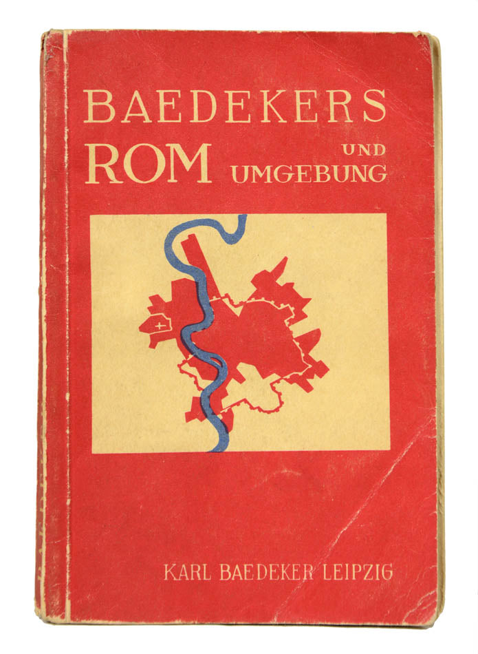 First and only edition of Baedeker's Rom und umgebung.