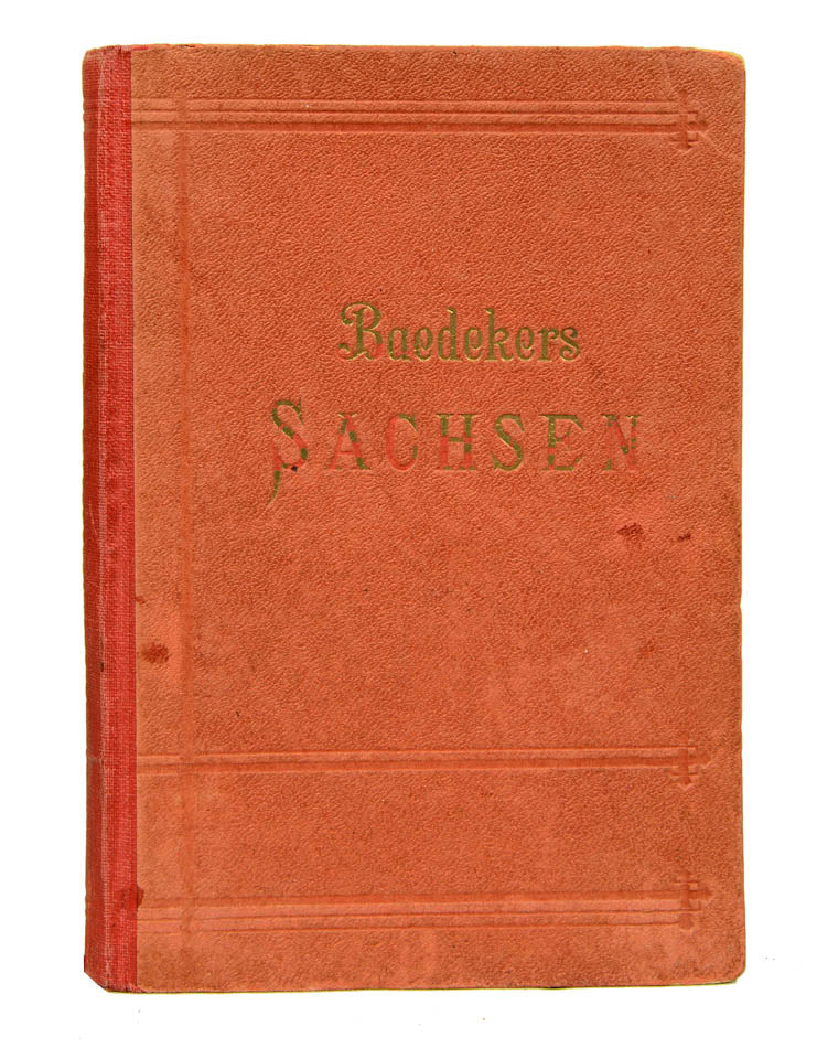 First edition of Baedeker's Sachsen.
