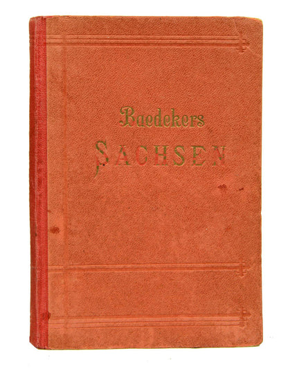 First edition of Baedeker's Sachsen.