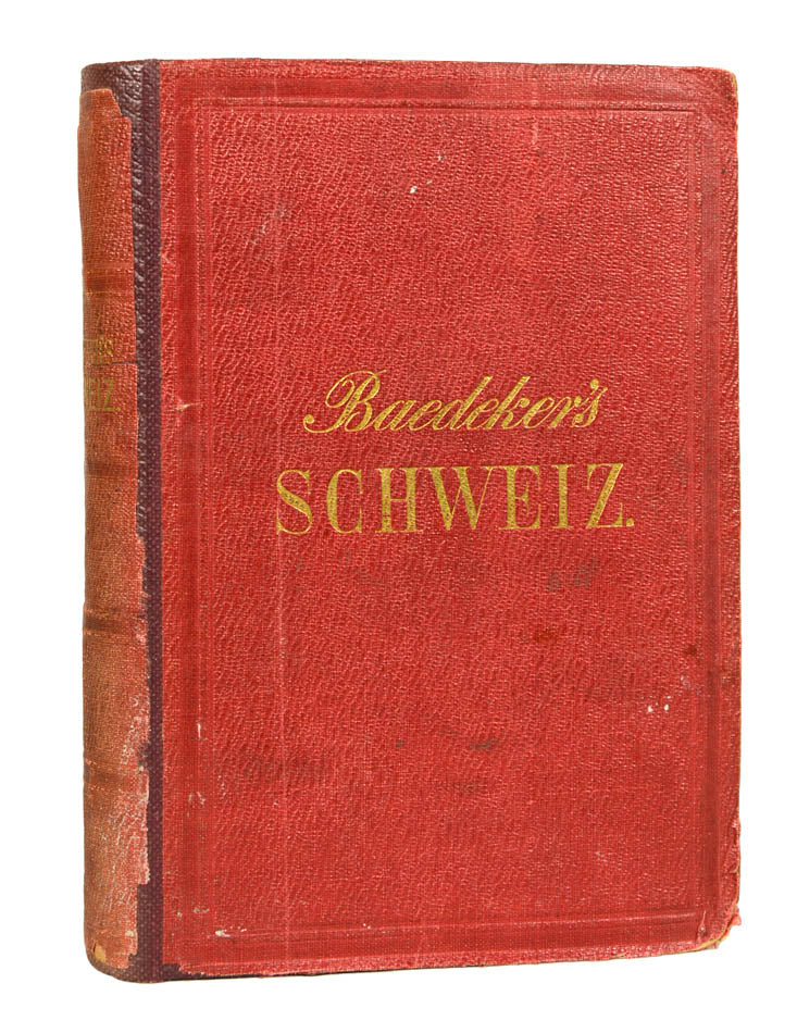 A relatively scarce edition of Baedeker's Schweiz.