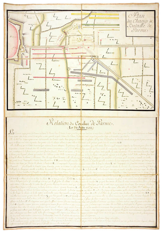 Plan du Champ de Bataille de Parme.