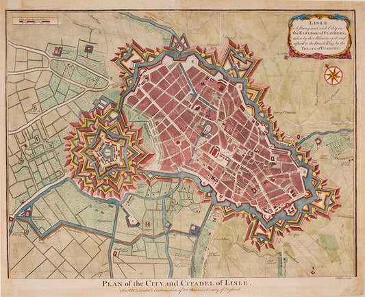 Plan of the City and Citadel of Lisle