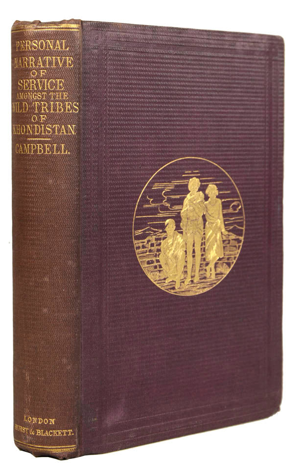Campbell joined the East India Company in 1820.  He spent 13 years with the Khon people in South Odisha suppressing human sacrifice and female infanticide.