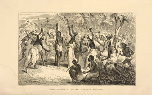 Campbell joined the East India Company in 1820.  He spent 13 years with the Khon people in South Odisha suppressing human sacrifice and female infanticide.