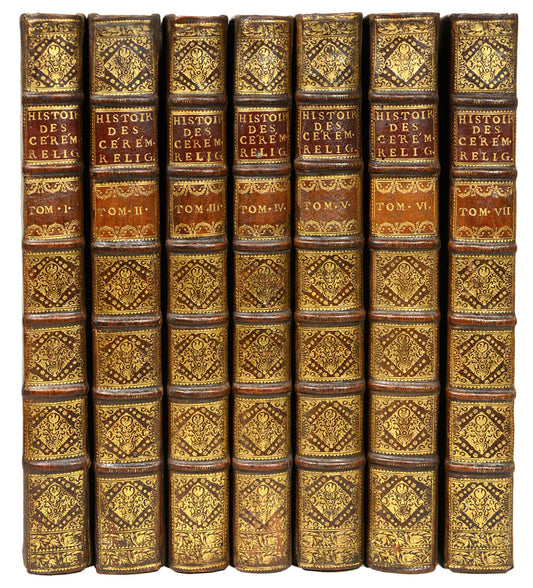 Fine, fresh example attractively bound, of the most elaborate history of world religion published up to that time, profusely illustrated.