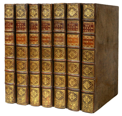 Fine, fresh example attractively bound, of the most elaborate history of world religion published up to that time, profusely illustrated.