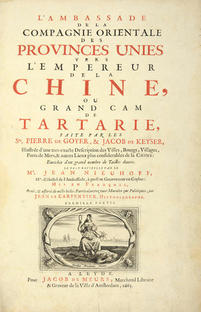 it was determined to despatch ambassadors from Batavia to the Court of Peking to solicit liberty to trade. This is the embassy written up by Nieuhoff,