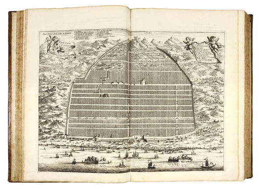 it was determined to despatch ambassadors from Batavia to the Court of Peking to solicit liberty to trade. This is the embassy written up by Nieuhoff,