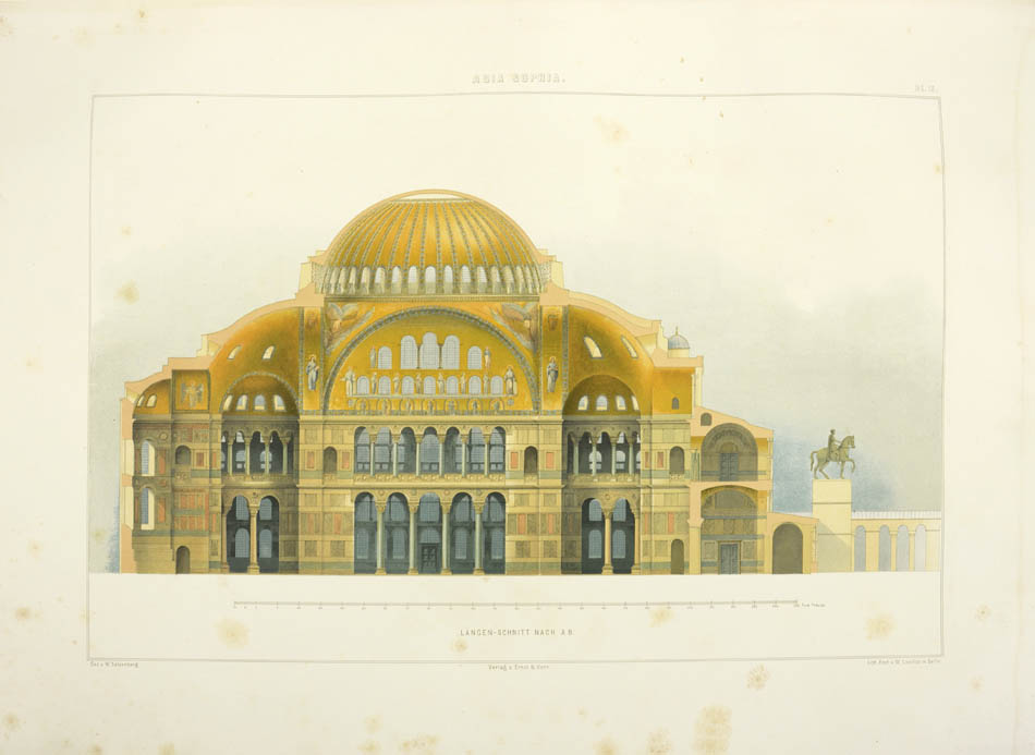 An excellent example of this celebrated second edition, limited to only a few copies, of this important work on Christian architecture in Constantinople. 
