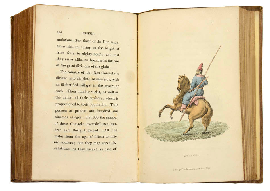 an attractive copy of this lovely work describing all appearances and manners of the peoples living in russia 