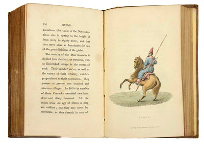 an attractive copy of this lovely work describing all appearances and manners of the peoples living in russia 