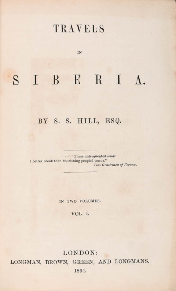 Scarce account by a professional travel writer, who later produced works on the Sandwich Islands, the Levant, and Central & South America.