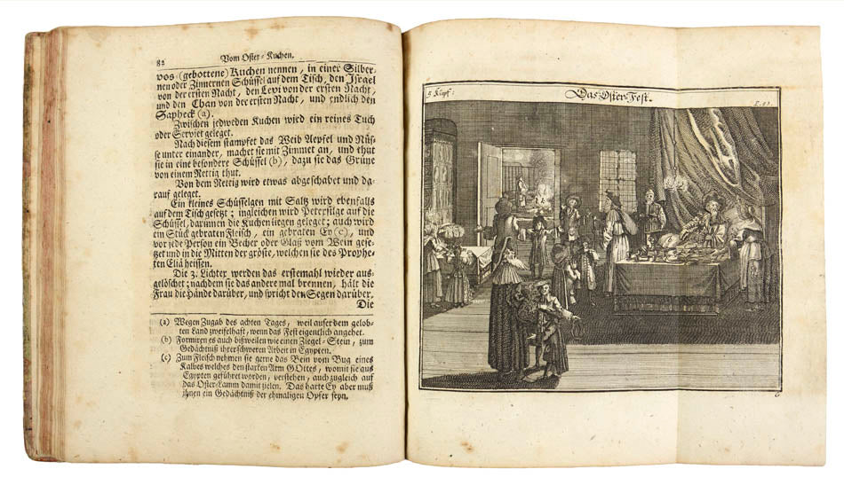 Judisches Ceremoniel by Paul Christian Kirchner is a fundamental and richly illustrated work describing Jewish customs, rituals and costumes.