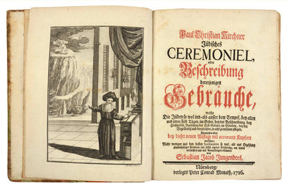 Judisches Ceremoniel by Paul Christian Kirchner is a fundamental and richly illustrated work describing Jewish customs, rituals and costumes.