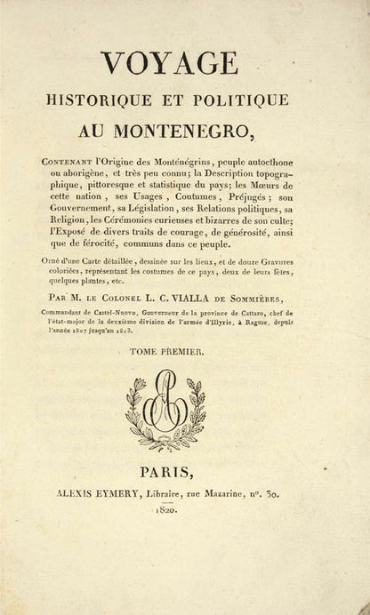 Rare first edition, uncut and partly unopened in original blue marlbed wrappers, with twelve hand-coloured engraved plates