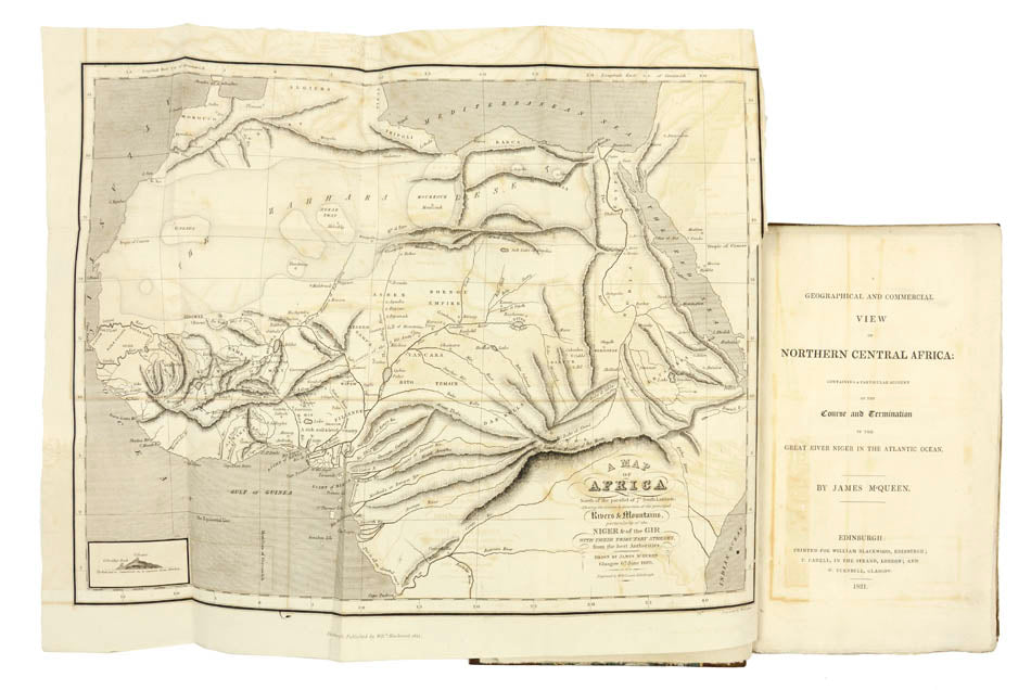 collected extensive information, principally from slaves which led him to the conclusion that the Niger ended in the great delta of the Blight of Benin.