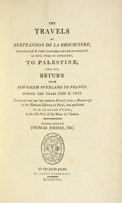 An account of relations between the Turks, Greeks, and Latins, written on the instruction of the duc de Bourgogne