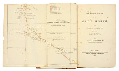 Scarce. Important first hand work on the Slave Trade at the time of Sierra Leone and Liberia signing the Anti-Slavery Trade Treaty.