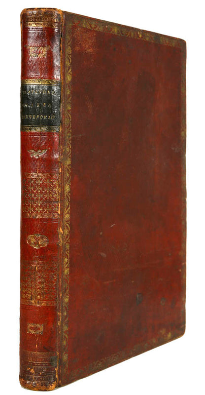 A lovely example of this richly illustrated chronicle, complete and unusually bound in full contemporary red sheep with gauffered edges.