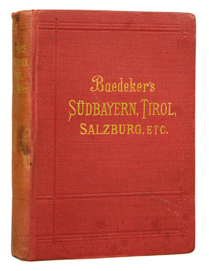 A very good copy of Baedeker's Sudbayern, Tirol und Salzburg.