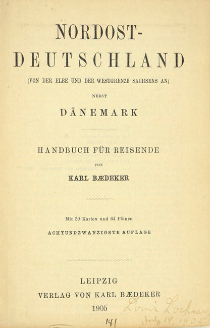 Issued in 1905.