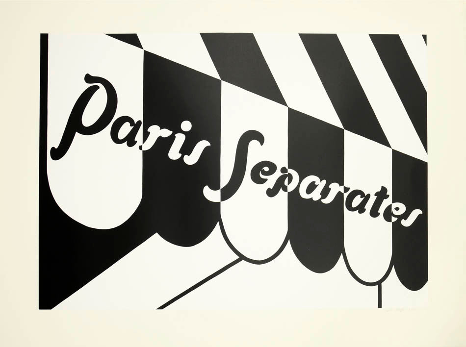 Screenprint, 1974, ediiton of 72, printed at Kelpra Studio, London, published by Waddington Graphics. 
