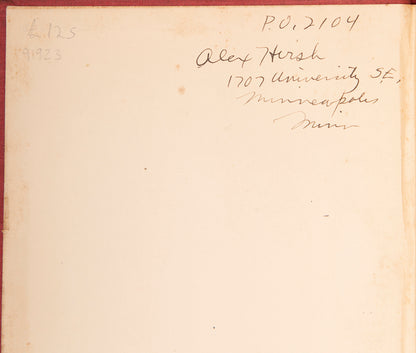 The first edition of William Raymond's insightful work on investment bonds, by a banker and lecturer in history and economics at the University of Boston.