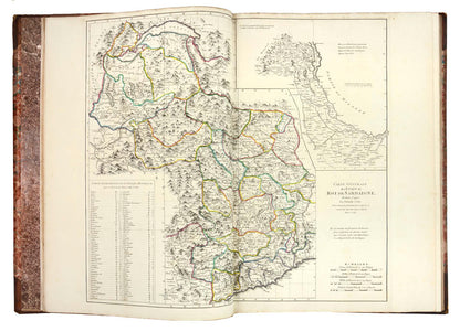 Bound with 'A Chronoligical Map of the Territories of the Republic of Genoa'. A fine example with aristocratic provenance. 