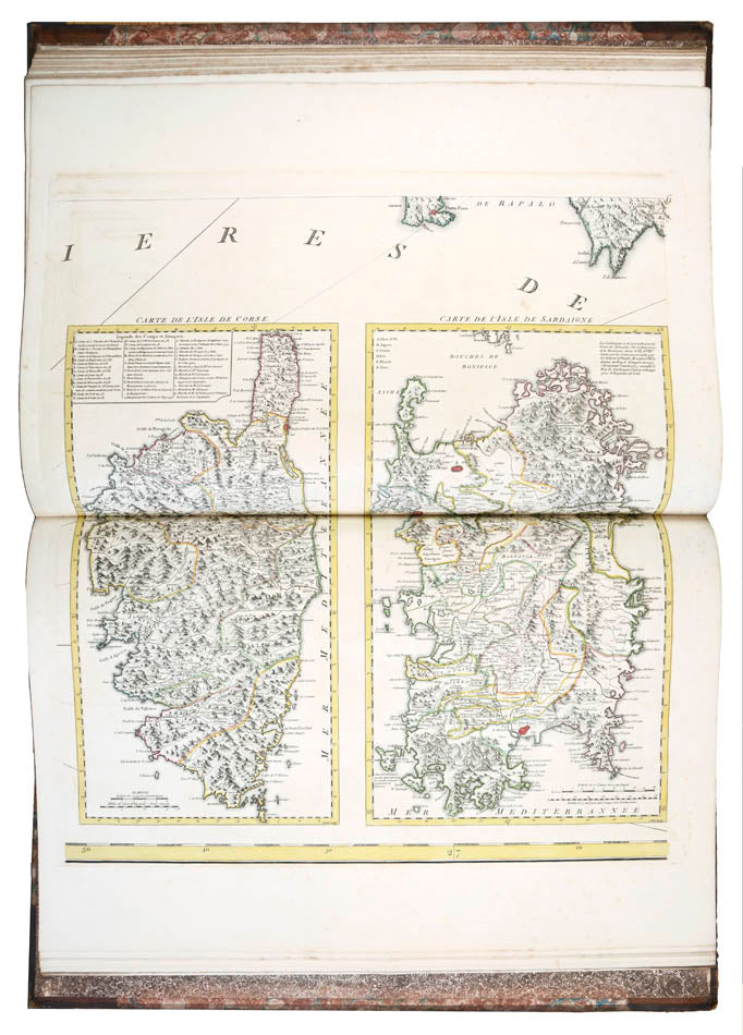 Bound with 'A Chronoligical Map of the Territories of the Republic of Genoa'. A fine example with aristocratic provenance. 