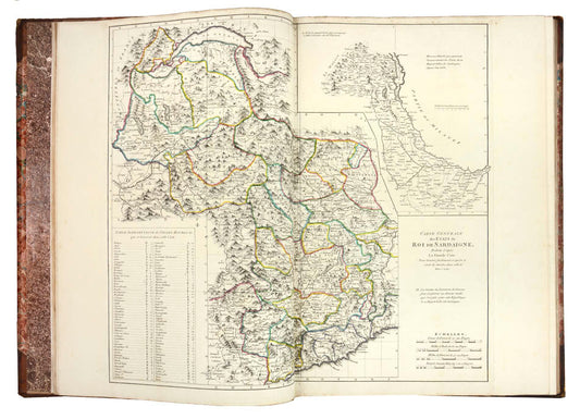Bound with 'A Chronoligical Map of the Territories of the Republic of Genoa'. A fine example with aristocratic provenance. 
