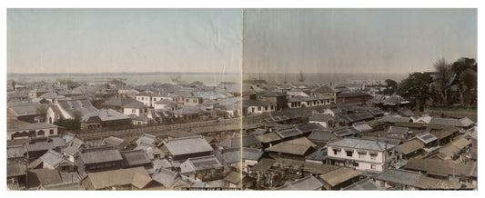 Panorama View of Yokohama.