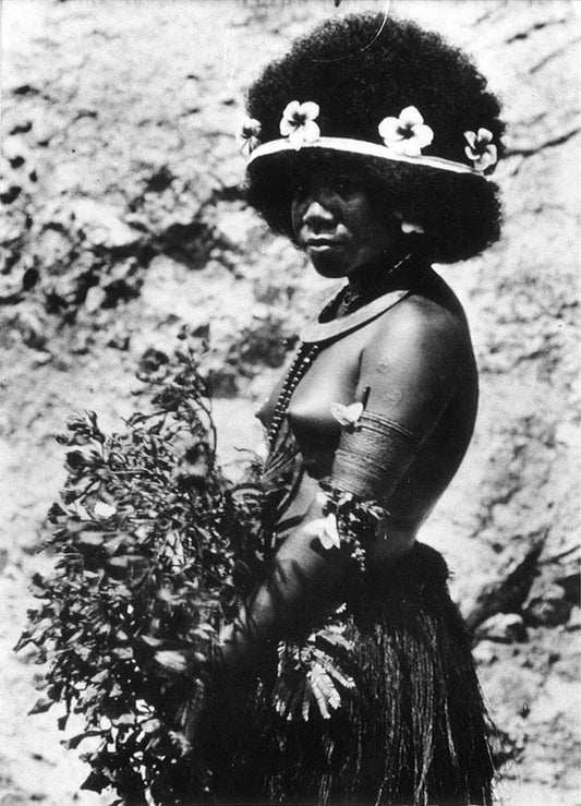 A Papua Girl. New Guinea.