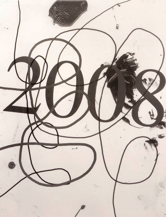 Wool's work often combines human and machine marks, as in his paintings in which he smudges black lines drawn with a spray gun into gray fields. 