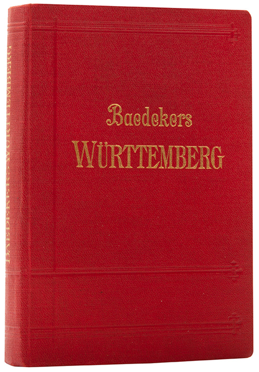 Scarce regional guide. Maps include Stuttgart, Heidelberg and Augsburg.
