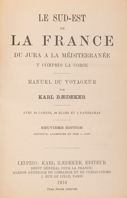 Covers the Cevennes, Provence and Corsica. 