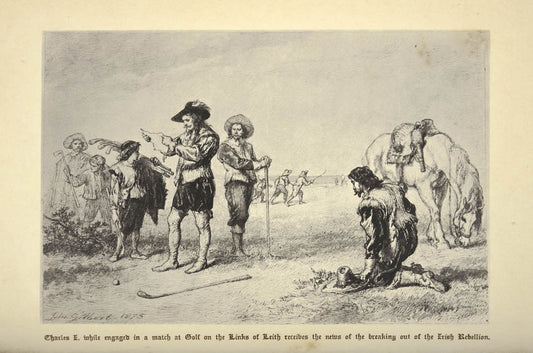 The first trade edition of Golf by Robert Clark, Edinburgh, 1875. A very good copy with plates, and a map