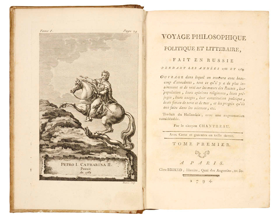 a survey of russia at the end of catherine's reign, a fine copy of the first edition 