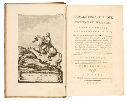 a survey of russia at the end of catherine's reign, a fine copy of the first edition 