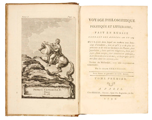 a survey of russia at the end of catherine's reign, a fine copy of the first edition 
