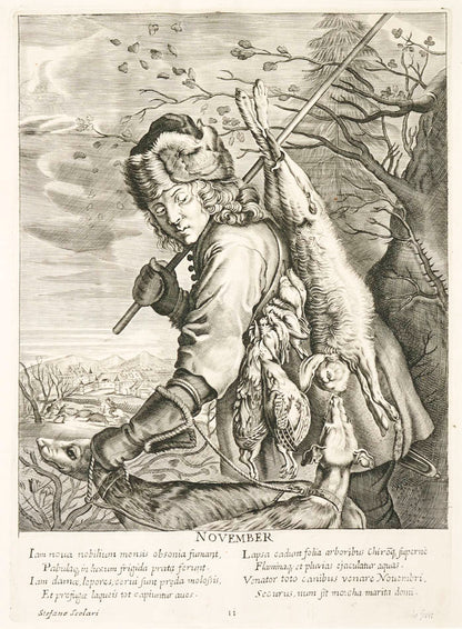  'Labours of the Months' refers to the Medieval cycle depicting in twelve scenes the rural activities that commonly took place in the months of the year