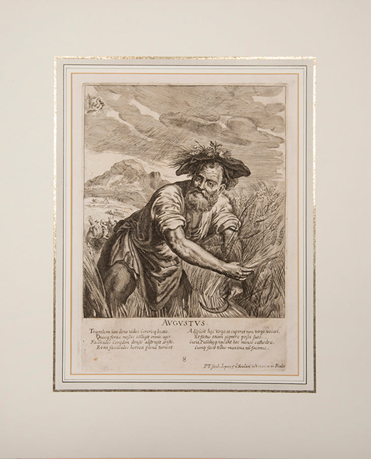  'Labours of the Months' refers to the Medieval cycle depicting in twelve scenes the rural activities that commonly took place in the months of the year