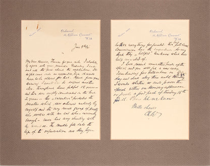 Collection of manuscripts, letters and transcripts related to the establishment of the Jewish State, including Weizmann's and NAmier's correspondance with British Government officials. 