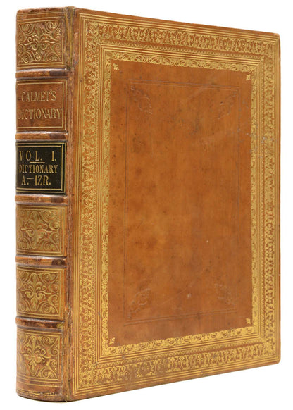 Calmet's Dictionary of the Holy Bible, translated into English, with commentary and illustrations by the engraver and biblical scholar Charles Taylor.