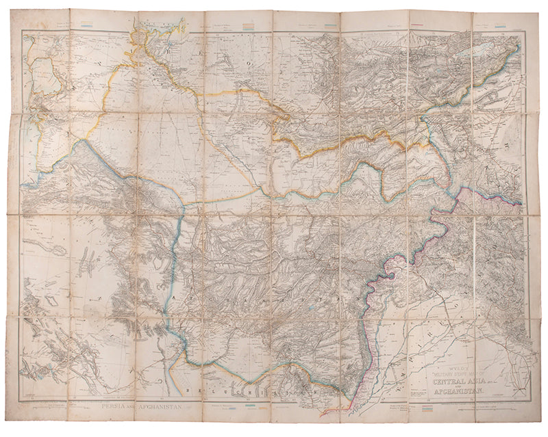 James Wyld's Military Staff Map of Central Asia, Turkistan, and Afghanistan, issued in 1878 to coincide with the start of the Second Anglo-Afghan War.