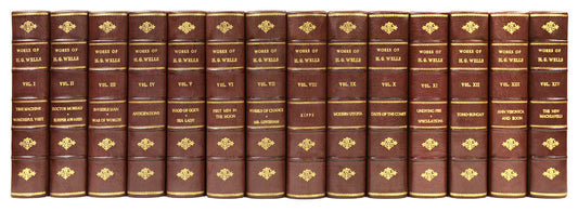The best edition of the Works of H.G. Wells, with the author's revisions to the texts, special Preface to each volume, and general introduction to the set