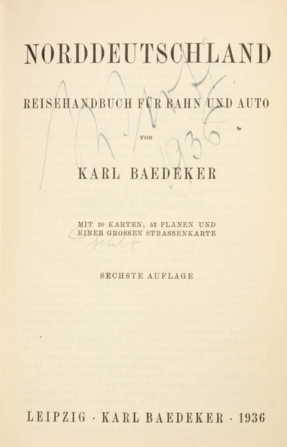 This copy contains the publisher's errata slip confirming the name change of Saarlouis.